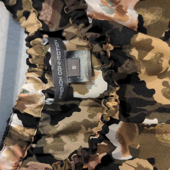 French Connection Olive Floral Adeline Dream Mini Dress, size small - Picture 2 of 7